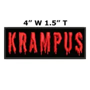 Christmas KRAMPUS Patch Embroidered Iron-On Applique Horror Badge Gift