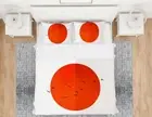 3D Red Sun Bird 3609NA Bed Pillowcases Quilt Cover Duvet Boris Draschoff Fay