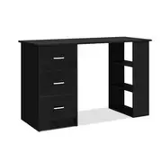 Artiss Computer Desk Drawer Shelf Cabinet Black 12