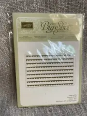 SCALLOPS Embossing Folder Stampin Up New Background Shingles Roof Big Shot