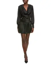 Ramy Brook Vena Satin Mini Dress