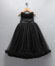 NWT Oopsy Daisy Baby Girls Black Petti Skirt Dress Girls size 4