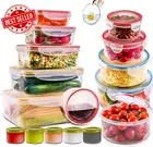 28 Pcs Airtight Food Storage Containers - BPA Free & Microwave Safe!