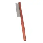 Lice Comb Fine Teeth Ergonomic Wooden Handle Stainless Steel Flea Lice Comb IDS