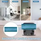 Premium Mop Mats Stubborn Dirt Removal Pads 8pcs Reusable Microfiber for Irobot