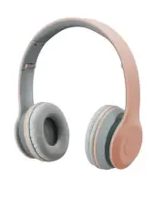 iLive IAHB48MB Bluetooth Over-the-Ear Headphones w/Microphone Black Adjustable
