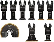 [Milwaukee] 49109113 Open-Lok Multi Tool Blade Set (Pack of 9)