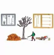 Busch 7852 HO/OO Gauge Leaf Blower Street Cleaner