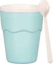 DIY Aluminum Slushie Maker Cup by Stir with Spoon,Tik Tok Fun Stuff Instant Slushy Cup Portable Frozen Drink Maker,Modern DIY Slush Cups for Making Smoothies,Slushee,Milkshake (Light Green) (GREEN)