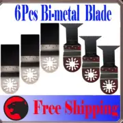 6 Bi-metal Oscillating Multi Tool Saw Blade For Makita Fein Multimaster Chicago