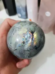 1 Purple Labradorite Crystal Sphere - PLSP2