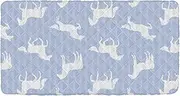 White Horse Toddler Bed Sheet Travel Soft&Comfortable Cot Sheet for Cot Portable Toddler for Toddlers Camping Cot 50'' x 25'' (Sheet,Bed Not Included)