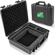 Frafode Starlink Mini Case, Outdoor Travel Handbag Waterproof Hard Case for Starlink Mini Dish Kit with Precision Cut Foam, Portable Carrying Case Ideal for Travel and Outdoor Camping (Case Only)