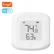 TuyaWiFi Temperature Humidity Tester Digital Display Mobilephone APP Remotely Control Intelligent Linkage Hygrothermog