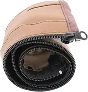 ifundom Stroller Armrest Cover Brown Easy to Clean Handlebar Protector for Prams Breathable Zipped Closure Design for Convenient Installation and Removal