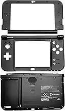 New 3DSXL 3DSLL Extra Housing Case Inner B/C/D Shells Black Replacement, for New3DS New 3DS XL LL New3DSXL Consoles, DIY Buttons Faceplate, Battery Holder, Screen Frame Cover Plate 3 PCS Set