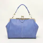 Retro Shoulder Bag For Women Messenger Style Blue Women's Bags & Handbags