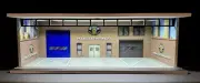 Police Department Theme FOR Hot Wheels 1:64 Model Diorama Garage LED Lighting!