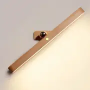 Cordless Mirror Front Light USB LED Night Light Makeup Light Wooden LED Night Light USB Magnetic Mirror Fill Light Touch