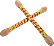 SECFOU 2pcs Wood Drum Stick Colored Drumsticks Student Drum Sticks Marching Drum Sticks Drum Sticks Clear Drums Chicken Drumsticks Drum Sticks Drumsticks