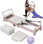 Multifunctional Folding Yoga Bed, Pilates Reformer Pilates Reformer Machine for Home and Gym