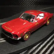 Pioneer P074 Mustang 390 GT 'Santa's 'Stang' Red Slot Car 1/32 Scalextric DPR