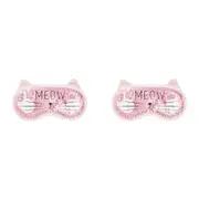 2x Legami Gel Eye Mask/Sleeping Blindfold Hot/Cold Compress Pad Chill Out Meow