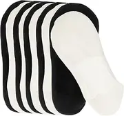 [AOKWAWALIY] 6 Pairs Ice Silk Boat Socks Invisible Socks for Men Hidden Men Socks Low Cut Men No Show Socks Low Cut No Show Socks Men Hidden Low Cut Socks Breathable Low Cut Socks Nylon