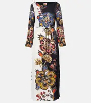 [Farm Rio] Farm Rio Floral maxi dress AU 10 multicoloured
