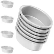 10 Pcs Luxshiny Flan Mold Mini Oval Challah Pans Cake