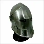 Medieval Helmet Knight Barbuta Crusader Viking Wearable Costume Cosplay Helmet