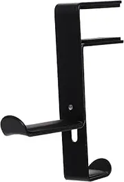 CONGARTENO Adjustable Headphone Stand Hanger Clip Under Desk Mount Holder Punch Installation Durable Metal Design for Headsets Bags and Clothing Easy to Install No Damage to Surfaces