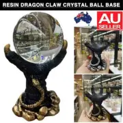 Dragon Claw Resin Sphere Holder Stand Base Natural Crystal Ball Hand QT