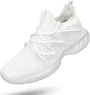 [Pujcs] Mens Slip on Walking Shoes Non Slip Breathable Lightweight Seakers Athletic Tennis Running Shoes for Gym Travel Jogging
