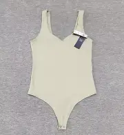 Abercrombie & Fitch Bodysuit Womens Small Soft A&F Collection One Piece Green