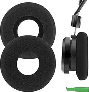 Geekria Comfort Foam Replacement Ear Pads for GRADO SR60, SR80, SR125, SR225, M1, M2 Headphones Ear Cushions, Headset Earpads, Ear Cups Cover Repair Parts (Black)