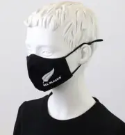 New Zealand All Blacks Licensed Childs Washable Face Mask * OSFM