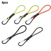 Outdoor Canopy Tent Elastic Rope Cord with Carabiner for Fixation and Storage