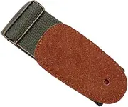 Guitar Strap Adjustable Pure Cotton Guitar Strap Electric Guitar Strap Acoustic Guitar Universal Strap (Green)