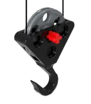 Lego METAL Technic Hook (large,black,crane,tow,truck,clasp,link,cord,pulley,car)