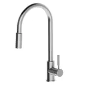 New Brushed solid stainless steel kitchen mixer pull out spray function NO LEAD