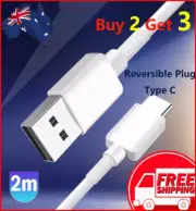 USB-C Type C Charger Cable Charging Cable Cord 2M for Samsung OPPO Xiaomi Google
