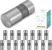16 PCS 25343052 Hydraulic Flat Tappet Lifters Compatible with 1955-1995 Chevrolet/Chevy Small Block SBC 283 305 307 327 350 400, BBC 396 402 427 454 4.6L 5.0L 5.4L 5.7L 6.6L