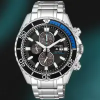 在飛比找momo購物網優惠-【CITIZEN 星辰】光動能 潛水計時腕錶 44.5mm(