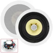 Pair 6.5" 2-Way In Ceiling Stereo Audio Speaker 240W Home Theater Surround Sound