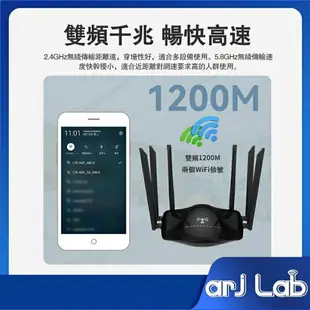 【專業級全頻段】4G 2CA LTE SIM卡雙頻2.4G 5G 6天線 LT260A CAT6 路由器 分享器