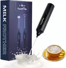 Rechargeable Milk Frother USB Handheld Foam Maker with Stainless Balloon Whisk
