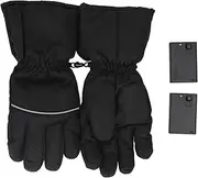 [plplaaoo] 4.5V Battery Operated Heated Gloves, Electric Heated Gloves for Men and Women, Heated Glove Liners, Warm Gloves, Arthritis and Raynaud, Outdoor Sports