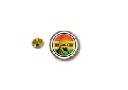 pins pin's flag badge metal lapel hat button lion biker rasta jah reggae r5