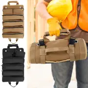 Roll Up Tool Bag Oxford Cloth Heavy Duty Tool Roll Up Pouch Large Capacity♫·-